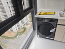 海信（Hisense）璀璨棉花糖熱泵洗烘一體機E8Q 全家筒大筒全自動(dòng)滾筒洗衣機 大容量健康活水洗 WH130E8Q 以舊換新 曬單實(shí)拍圖