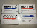 【開(kāi)學(xué)必備】慕那美（monami）04031-02纖維筆水性勾線(xiàn)筆中性筆 藍色 12支/盒 曬單實(shí)拍圖