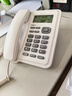 飛利浦（PHILIPS）有繩電話(huà)機座機 固定電話(huà) 辦公家用 雙接口 免電池 免提通話(huà) CORD281A白色 曬單實(shí)拍圖