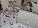 迪士尼（DISNEY）正品聯(lián)名包包女款斜挎包輕奢小眾實(shí)用新年情人節生日禮物送女生 JD【精美禮盒+雪莉玫掛件】菱形鏈條-白色 曬單實(shí)拍圖