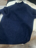 帕羅（PALUOPO）休閑百搭100%山羊絨衫女士秋冬基礎多色半高領(lǐng)針織保暖毛衣 彩點(diǎn)藏青 半高領(lǐng) M 160/100 曬單實(shí)拍圖