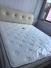 全友家居 茉伊皮藝床奶油風(fēng)主臥室大床1.8米x2米頭軟包靠背高腳雙人床 曬單實(shí)拍圖