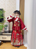 DOMIAMIAKIDS漢服女童馬面裙古裝冬季過(guò)年服拜年服套裝加厚兒童中國風(fēng)唐裝 《向陽(yáng)而生》三件套（送毛領(lǐng)） 130 （建議身高126-135cm/體重50-60斤） 曬單實(shí)拍圖