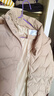 皮爾卡丹小個(gè)子連帽羽絨棉服女中長(cháng)款2025冬季新款中年棉衣修身顯瘦外套 卡其色 3XL 【156-170斤】 曬單實(shí)拍圖