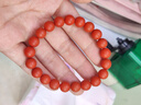 石玥珠寶奢藏級保山南紅瑪瑙手串本命年轉運珠手鏈男女士款禮物 水晶瑪瑙 曬單實(shí)拍圖
