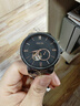 飛亞達（FIYTA）男士手表男 攝影師系列鏤空防水機械男表 生日節日禮物送男友 酷黑鋼帶款 曬單實(shí)拍圖