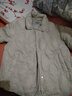 鴨鴨（YAYA）輕薄羽絨服女士短款秋冬季新款百搭時(shí)尚休閑小個(gè)子小香風(fēng)排骨外套 淺米白 M 曬單實(shí)拍圖