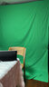 神牛綠幕攝影摳綠布像直播背景布視頻布專(zhuān)業(yè)影視拍攝幕布純色綠布摳圖  3*2綠色背景布+2*2米背景架（送包+夾子） 曬單實(shí)拍圖