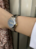金仕盾（JIN SHI DUN）瑞士認證品牌手表女士全自動(dòng)機械表女士鎢鋼腕表圣誕節禮物送女友 【升級版進(jìn)口機芯】鋼帶間藍女雙日歷 曬單實(shí)拍圖