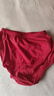 婷美本命年純棉內褲媽媽中老年大碼寬松全棉透氣大紅色奶奶短褲頭3條 曬單實(shí)拍圖