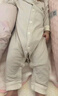 優(yōu)衣庫嬰幼兒寶寶爬爬服/長(cháng)袖嬰兒衣服連體衣26春夏新款481740 30 淺米色 70cm 曬單實(shí)拍圖