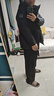 思凱樂(lè )（SCALER）戶(hù)外羽絨服男鵝絨派克服男女秋冬加厚高蓬防風(fēng)防水外套女 【男女通款】曜石黑|700蓬鵝絨 XL 曬單實(shí)拍圖