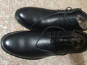 奧康棉鞋男皮鞋冬季新款牛皮保暖鞋高幫商務(wù)正裝加絨加厚爸爸鞋 黑色 42 曬單實(shí)拍圖