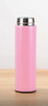 京東物流 智能顯溫304不銹鋼保溫杯商務(wù)辦公直身水杯便攜泡茶杯 粉紅色 帶溫顯500ml 曬單實(shí)拍圖