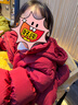 布丁哈魯女童俏皮可愛(ài)三防連帽羽絨服冬季新品中大童燈籠袖壓褶羽絨服外套 曬單實(shí)拍圖