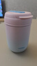 膳魔師保溫杯雙飲吸管杯便攜隨行水杯辦公小巧可愛(ài)杯子簡(jiǎn)約情侶水杯TCMX 粉藍漸變 380ml 曬單實(shí)拍圖