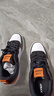 特步板鞋男鞋春季2026新款低幫復古滑板鞋皮面休閑鞋輕便男款運動(dòng)鞋子 白黑桔 43 【官方正品 假一賠十】 曬單實(shí)拍圖