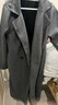 羅蒙（ROMON）官方呢子大衣毛呢2026秋冬新款加厚小個(gè)子赫本外套今年流行美拉德 百搭灰精致版 XL 130-145斤 曬單實(shí)拍圖