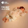 貝肽斯嬰兒睡袋暖姜恒溫兒童分腿睡袋嬰幼兒防踢被睡衣四季雙層 萌兔S 曬單實(shí)拍圖