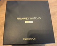 HUAWEI WATCH 5 46mm基礎款深錆色不銹鋼表殼蒼穹黑首創(chuàng  )X-TAP智感窗eSIM通信手表華為智能手表watch5 曬單實(shí)拍圖