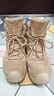 強人戶(hù)外男靴3515防水防穿刺防風(fēng)沙徒步登山訓練靴子 JD6617 杏色 42 曬單實(shí)拍圖