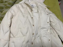 香影羽絨服女短款2025年冬季新款米白色小個(gè)子時(shí)尚翻領(lǐng)白鴨絨外套 米色 XS 曬單實(shí)拍圖