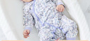 DOMIAMIA新生兒衣服嬰兒連體衣秋冬款貼身睡衣爬服寶寶滿(mǎn)月百天周歲衣服 蔓花密語(yǔ)【夢(mèng)棉推薦20-25℃】 66cm 【推薦身高62-69cm】 曬單實(shí)拍圖