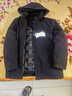 雪中飛男士羽絨服一衣兩穿秋冬可脫帽脫卸內膽羽絨外套男黑色180 曬單實(shí)拍圖