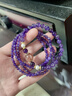 素聚紫水晶金發(fā)晶珍珠珠寶手串轉運珠手鏈手飾生日新年禮物紀念日女生 紫氣東來(lái)-幸運紫水晶手串【6M】 曬單實(shí)拍圖