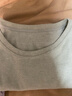日著(zhù)趣雪怪長(cháng)袖T恤2025新款春季設計感寬松顯瘦純色百搭正肩上衣 徑巖粉 M 曬單實(shí)拍圖