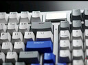 雷柏（Rapoo）V700DIY-98升級款 三?？椭苹療o(wú)線(xiàn)機械鍵盤(pán)gasket結構7層填充消音全鍵熱插拔鍵盤(pán) 白灰藍(彈白軸) 曬單實(shí)拍圖