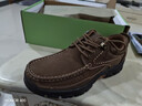 木林森男鞋軟底男士牛皮鞋休閑鞋戶(hù)外登山鞋厚底冬季徒步鞋中年爸爸鞋子 暗棕6198【頭層牛皮】 43 皮鞋碼 曬單實(shí)拍圖