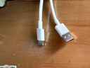 華為原裝6A數據線(xiàn) USB Type-A轉USB Type-C/1m線(xiàn)長(cháng)/支持66W（11V6A）充電 白色CC790 曬單實(shí)拍圖