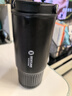 富光拾喜（FUGURNG BESTJOY）保溫杯陶瓷內膽大容量吸管冰霸杯車(chē)載便攜男女辦公水杯黑色900ml 曬單實(shí)拍圖
