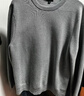 優(yōu)衣庫男裝女裝羅紋圓領(lǐng)針織衫/長(cháng)袖毛衣毛衫481722 478548 481722/03灰色 L 曬單實(shí)拍圖