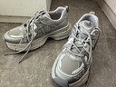 百麗（Belle）張凌赫同款星河軌跡老爹鞋女網(wǎng)面透氣休閑厚底運動(dòng)鞋B2199AM6預售 灰色-男款 41 (255mm) 曬單實(shí)拍圖