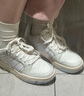 adidas ENTRAP美式校園風(fēng)運動(dòng)少年感復古籃球風(fēng)板鞋男女阿迪達斯 米白色/灰色   37 曬單實(shí)拍圖