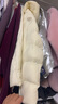 坦博爾泡芙羽絨服女短款連帽秋冬保暖外套25年新款5330278D 奶芙米165 曬單實(shí)拍圖