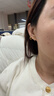 周六福足金金珠磨砂黃金耳釘女計價(jià)AA091138約1.12g一對新年生日禮物 曬單實(shí)拍圖