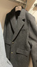 三彩2025冬季新款西裝式毛呢大衣外套中長(cháng)通勤M 曬單實(shí)拍圖