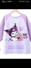 Hello Kitty兒童罩衣長(cháng)袖女童燈芯絨反穿衣防臟防水飯兜護衣女孩畫(huà)畫(huà)衣幼兒園 庫洛米紫色 038款 XL/建議身高135-145cm 曬單實(shí)拍圖