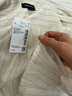 UR2026春季新款女裝慵懶休閑風(fēng)條紋長(cháng)袖開(kāi)襟襯衫UWM250114 米白條紋 (面料微透) S 曬單實(shí)拍圖