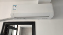 美的空調1.5匹制冷王同款新一級能效變頻一鍵酷省電冷暖臥室空調掛機以舊換新KFR-35GW/N8XA1P 曬單實(shí)拍圖