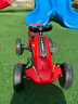 賀聯(lián)兒童四輪腳踏車(chē)男女寶寶小孩可坐運動(dòng)玩具腳蹬自行車(chē)卡丁車(chē) 紅色 普通輪 曬單實(shí)拍圖
