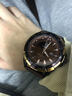 POEDAGAR瑞士正品男士手表韓版夜光潮流防水商務(wù)日歷新款手表男士石英腕表 C103黑殼棕面皮帶款 48mm 曬單實(shí)拍圖