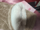 貓人女士睡衣秋冬情侶寬松加絨加厚三層夾棉抗寒連帽開(kāi)衫家居服可外穿 紐扣款-女 L 曬單實(shí)拍圖