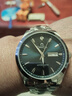 瑞士認證歐米茄手表男士全自動(dòng)機械表防水夜光商務(wù)真鉆專(zhuān)用男表 本色藍面 曬單實(shí)拍圖