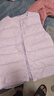 特步（XTEP）童裝兒童棉羽背心加絨保暖冬季校服打底棉服 霧紗紫 160 曬單實(shí)拍圖