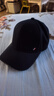 NEARRLEN奢侈高端品牌帽子男春秋新款大頭圍棒球帽男士百搭硬頂中年鴨舌帽 GKVO三杠 藏青色 L 普通碼（55-60cm）可調節 曬單實(shí)拍圖