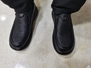 意爾康男鞋秋季羊皮舒適一腳蹬皮鞋男軟面套腳商務(wù)休閑鞋 59171W黑色 42 曬單實(shí)拍圖